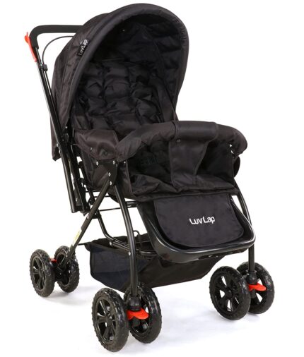 IMPORTED HGIH QUALITY 8 Big Tyres Alloy Foldable Baby Stroller
